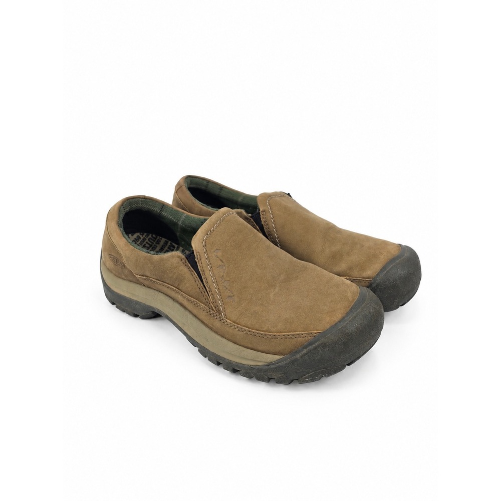Keen Presidio II Brown Leather Slip On Men's Shoes Size 11